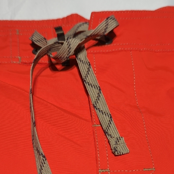 Patagonia Men's Bright Orange Board Shorts - Picture 4 of 16